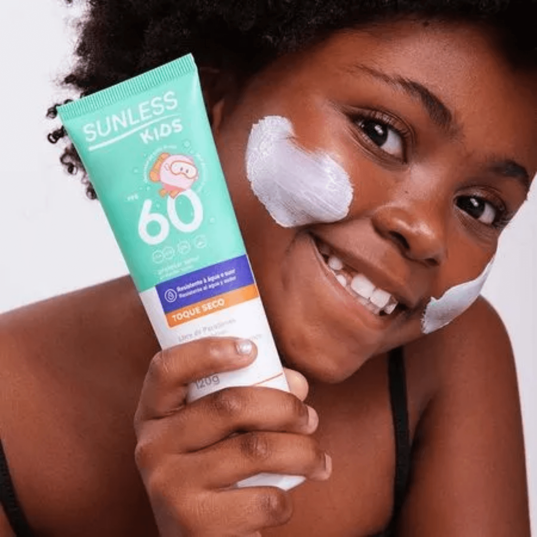 Protetor Solar Sunless Kids FPS 60 120g -3-